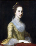  Charles Willson Peale Margaret Strachan (Mrs. Thomas Harwood) - Hand Painted Oil Painting