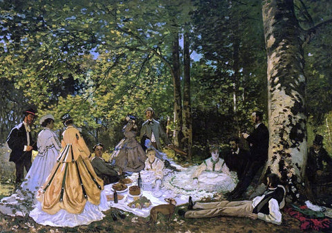  Claude Oscar Monet Luncheon on the Grass - Hand Painted Oil Painting