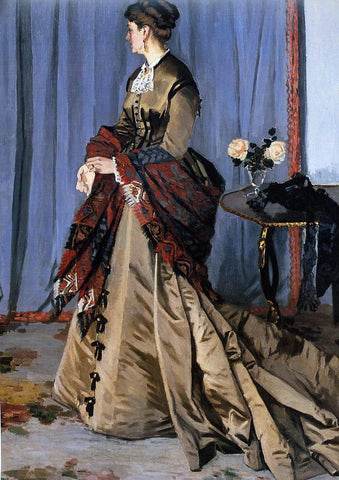  Claude Oscar Monet Madame Gaudibert - Hand Painted Oil Painting