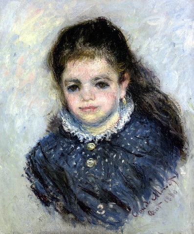  Claude Oscar Monet Portrait of Jeanne Serveau - Hand Painted Oil Painting