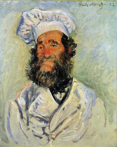  Claude Oscar Monet The Chef, Pere Paul - Hand Painted Oil Painting