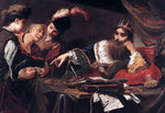  Claude Vignon Croesus Receiving Tribute from a Lydian Peasant - Hand Painted Oil Painting