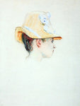  Claude-Emil Schuffenecker Woman with a Hat - Hand Painted Oil Painting