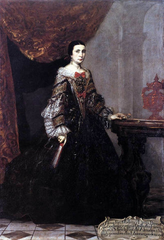  Claudio Coello Portrait of Teresa Francisca Mudarra y Herrera - Hand Painted Oil Painting