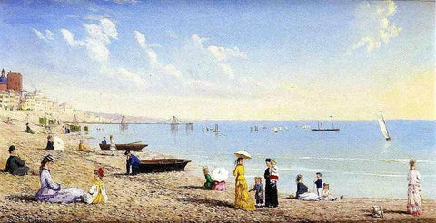  Conrad Wise Chapman At the Beach - Hand Painted Oil Painting