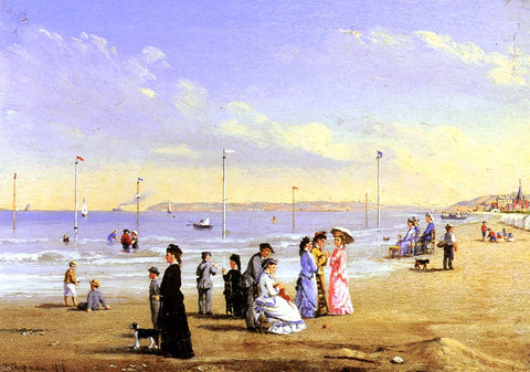 Conrad Wise Chapman At The Seaside - Hand Painted Oil Painting