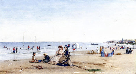  Conrad Wise Chapman Trouville Beach - Hand Painted Oil Painting