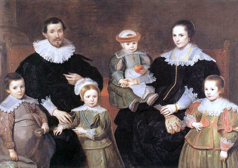  Cornelis De Vos The Family of the Artist - Hand Painted Oil Painting