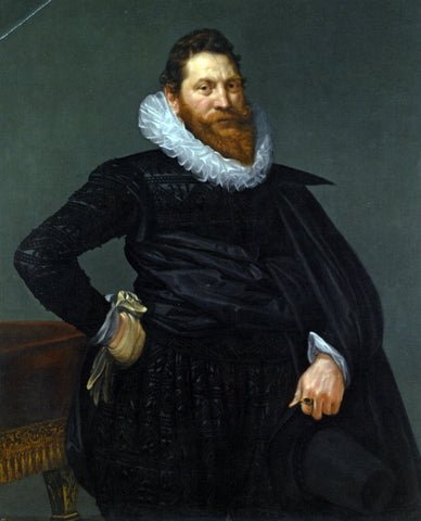  Cornelis Van der Voort Portrait of Volckert Overlander Lord of Purmerland and Ilpendam - Hand Painted Oil Painting