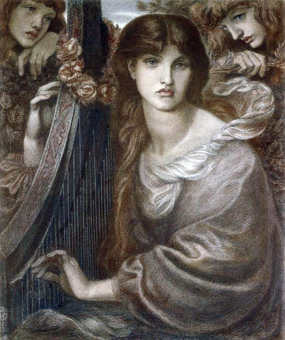 Dante Gabriel Rossetti La Ghirlandata - Hand Painted Oil Painting