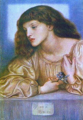  Dante Gabriel Rossetti May Morris - Hand Painted Oil Painting