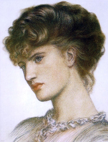  Dante Gabriel Rossetti Portrait of a Lady - Hand Painted Oil Painting