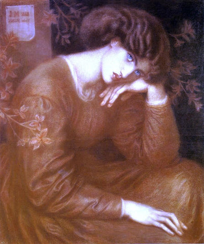  Dante Gabriel Rossetti Reverie - Hand Painted Oil Painting