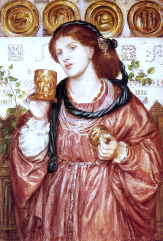  Dante Gabriel Rossetti The Loving Cup - Hand Painted Oil Painting