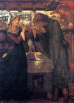  Dante Gabriel Rossetti Tristram and Isolde Drinking the Love Potion - Hand Painted Oil Painting