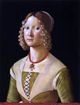  Davide Ghirlandaio Portrait of Selvaggia Sassetti - Hand Painted Oil Painting