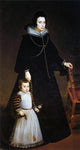  Diego Velazquez Dona Antonia de Ipenarrieta y Galdos with Her Son - Hand Painted Oil Painting