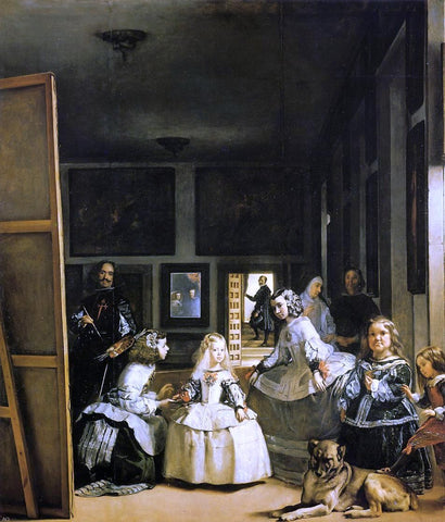  Diego Velazquez Velazquez and the Royal Family (also known as Las Meninas) - Hand Painted Oil Painting