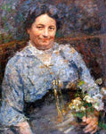  Domingo Giaudrone Unknown (also known as Portrait of a Lady 1) - Hand Painted Oil Painting