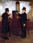  Eastman Johnson Study for 'A Glass with the Squire' - Hand Painted Oil Painting
