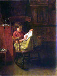  Eastman Johnson The Boston Rocker - Hand Painted Oil Painting