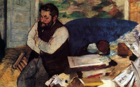  Edgar Degas Diego Martelli - Hand Painted Oil Painting