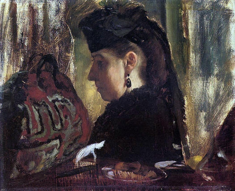  Edgar Degas Mademoiselle Marie Dihau - Hand Painted Oil Painting