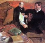  Edgar Degas Pagan and Degas' Father - Hand Painted Oil Painting