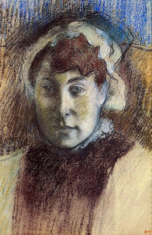 Edgar Degas Portrait of Madame Ernest May - Hand Painted Oil Painting