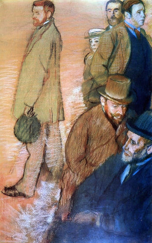  Edgar Degas Six Friends of the Artist - Hand Painted Oil Painting
