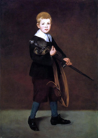 Edouard Manet Boy with a Sword - Hand Painted Oil Painting