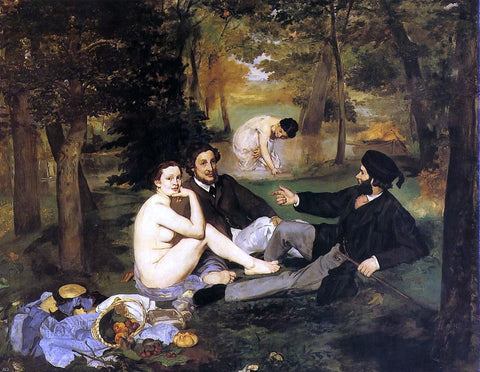  Edouard Manet Luncheon on the Grass - Hand Painted Oil Painting