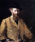  Edouard Manet Self Portrait with Palette - Hand Painted Oil Painting