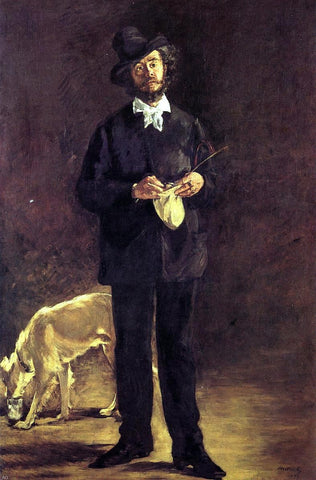  Edouard Manet The Artist - Hand Painted Oil Painting