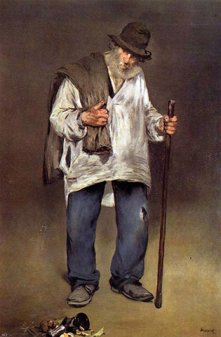  Edouard Manet The Ragpicker - Hand Painted Oil Painting