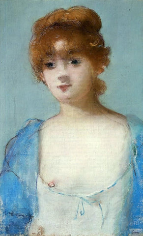  Edouard Manet Young Woman in a Negligee - Hand Painted Oil Painting