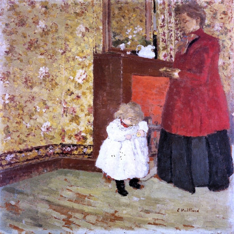  Edouard Vuillard Mother and Child - Hand Painted Oil Painting