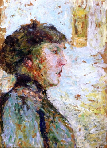  Edouard Vuillard Portrait of a Woman in Profile - Hand Painted Oil Painting