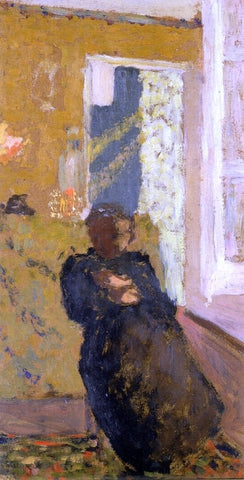  Edouard Vuillard Seated Woman Dressed in Black - Hand Painted Oil Painting