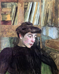  Edouard Vuillard Woman with Black Eyebrows - Hand Painted Oil Painting