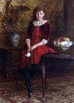  Edward John Gregory Mabel, Daughter of Charles Galloway - Hand Painted Oil Painting