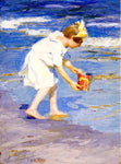  Edward Potthast Brighton Beach - Hand Painted Oil Painting