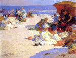  Edward Potthast Picknickers on the Beach - Hand Painted Oil Painting