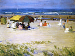  Edward Potthast Woman with White Robe - Hand Painted Oil Painting