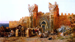 Edwin Lord Weeks Gate of Shehal, Morocco - Hand Painted Oil Painting