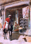  Edwin Lord Weeks Street Vendor, Ahmedabad - Hand Painted Oil Painting