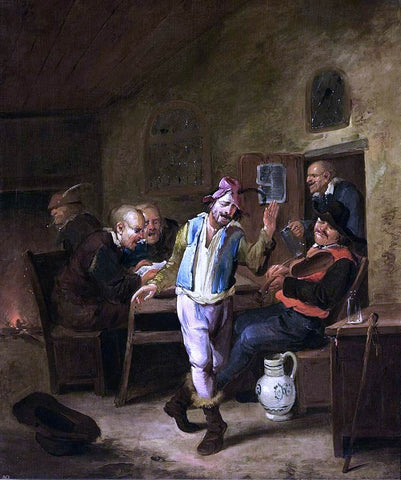  The Elder Egbert Jaspersz Van Heemskerck Peasants in a Tavern - Hand Painted Oil Painting