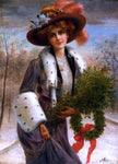  Emile Vernon Seasons Greetings - Hand Painted Oil Painting