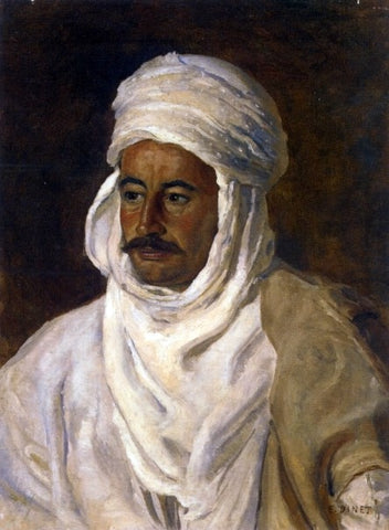  Etienne Dinet Portrait of Ahmed Es Seghir (Baba Ahmed) - Hand Painted Oil Painting