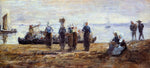  Eugene-Louis Boudin The Ferry at Plougastel - Hand Painted Oil Painting